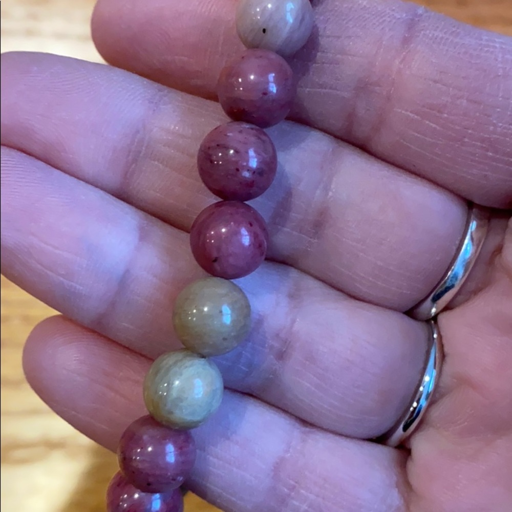 NWOT Rhodonite Bracelet - Picture 3 of 3